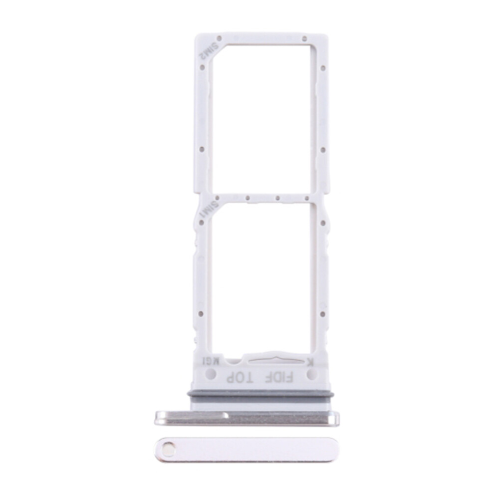 (Silver) For Samsung Galaxy Z Fold5 5G F946 Oem Dual Sim Card+Sd Card Tray Holder Replacement Part (Without Logo) Silver 6914274500491
