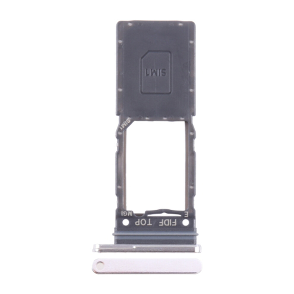 (Silver) For Samsung Galaxy Z Fold5 5G F946 Oem Sim Card+Sd Card Tray Holder Replacement Part (Without Logo) Silver 6914270027626