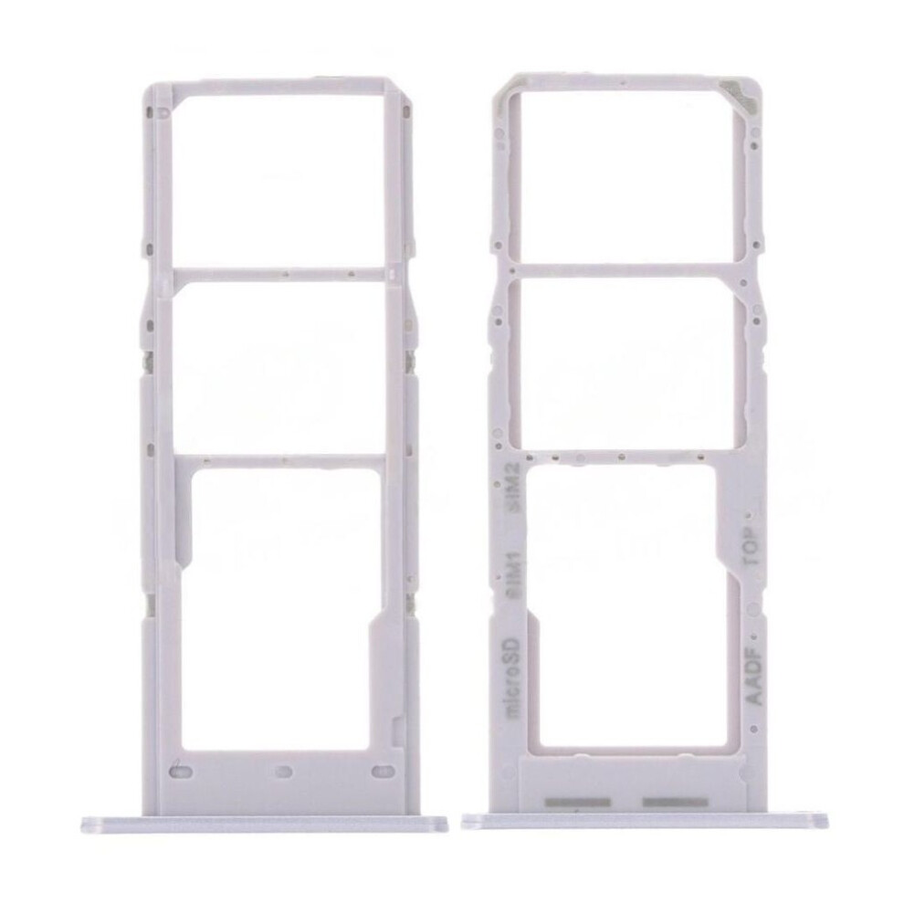 (Silver) For Samsung Galaxy A14 4G A145 Oem Dual Sim Card Tray Holder Repair Part Silver 6914273200767