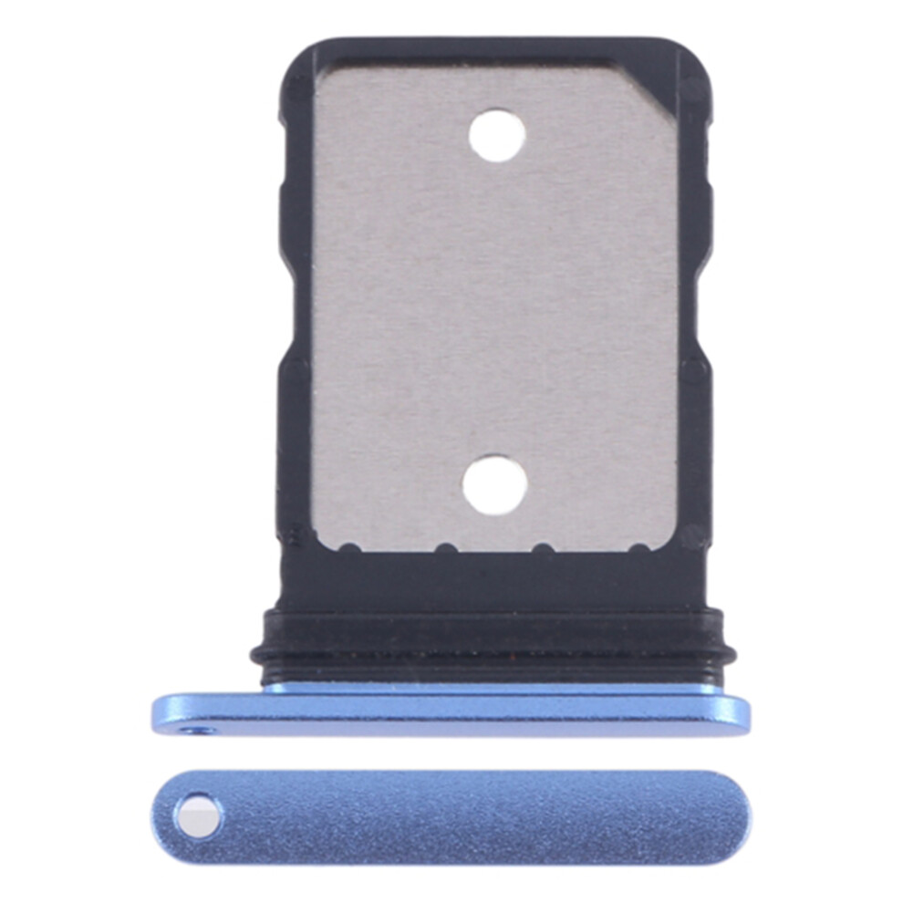 (Blue) For Google Pixel 8A Oem Sim Card Holder Replacement Part (Without Logo) Blue 6914277423445