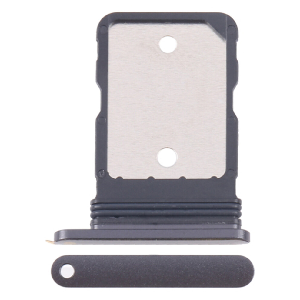 (Black) For Google Pixel 8A Oem Sim Card Holder Replacement Part (Without Logo) Black 6914275718826
