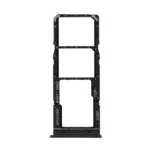 (Black) OEM SIM Card Tray Holder Replacement Part for Samsung Galaxy A12 A125