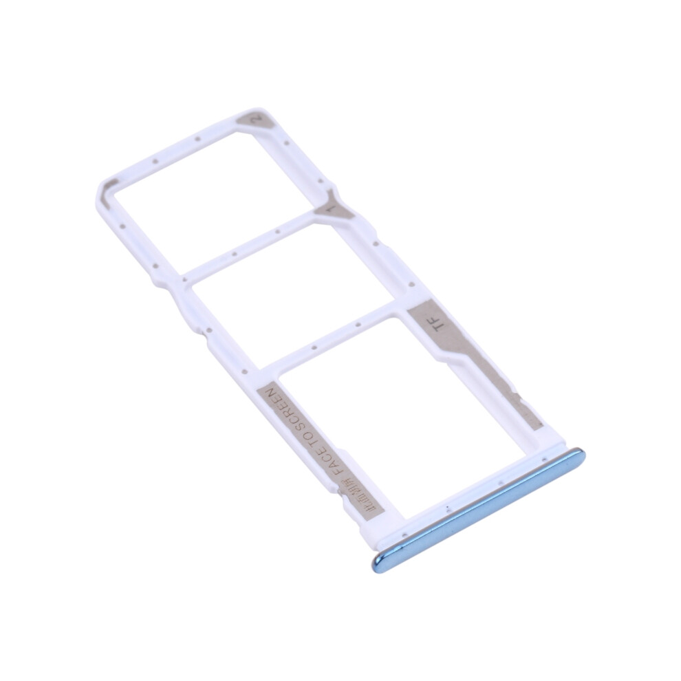 (Blue) Oem Dual Sim+Tf Card Tray Holder Replacement For Xiaomi Redmi Note 10 Pro 4G (Global) (M2101k6g) Blue 6914278512889