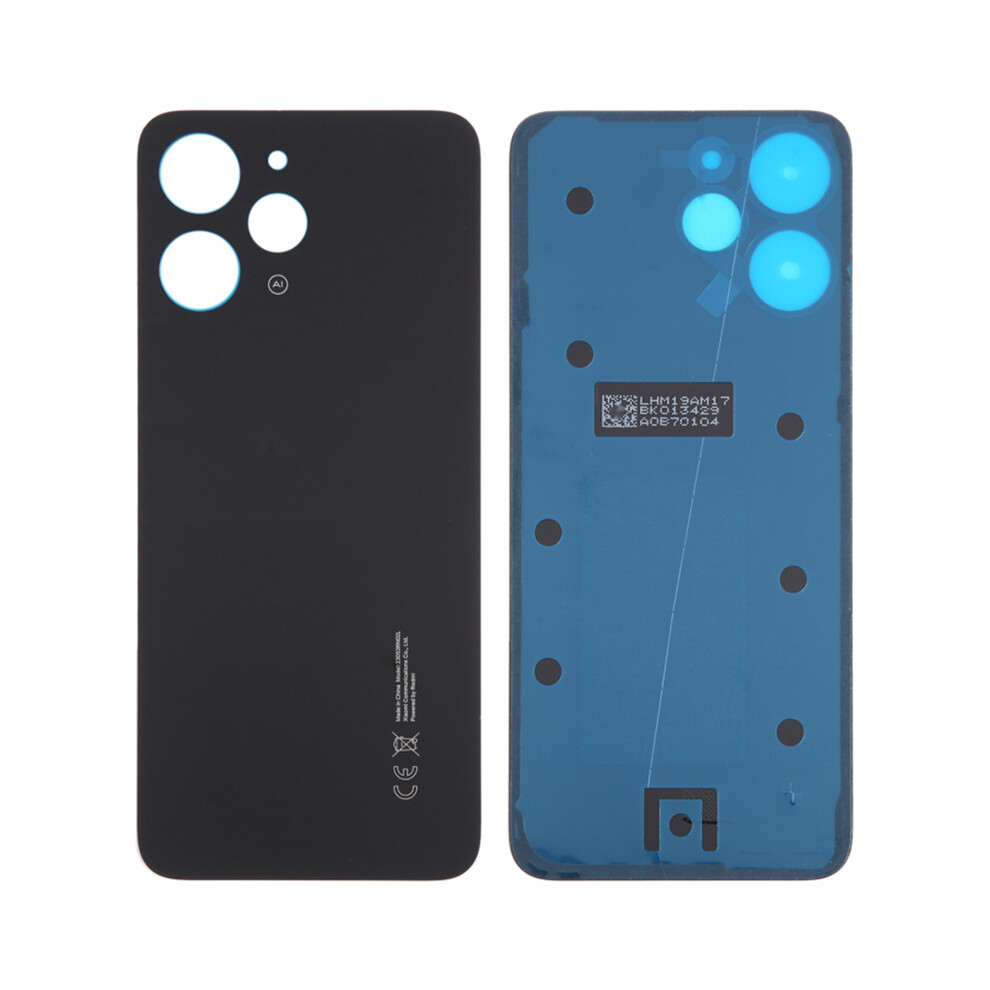 (Black) For Xiaomi Redmi 12 4G Oem Battery Housing Back Cover Replacement Part Black 6914277626983