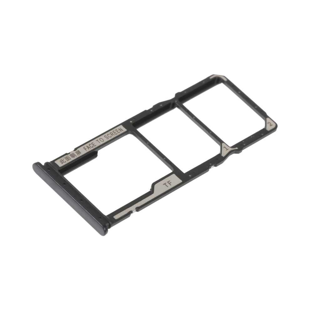 (Black) For Xiaomi Redmi 10C 4G/Redmi 10 (India) 4G/Poco C40 4G Dual Sim Card+Tf Card Tray Holder Replacement (Without Logo) Black 6914278920714