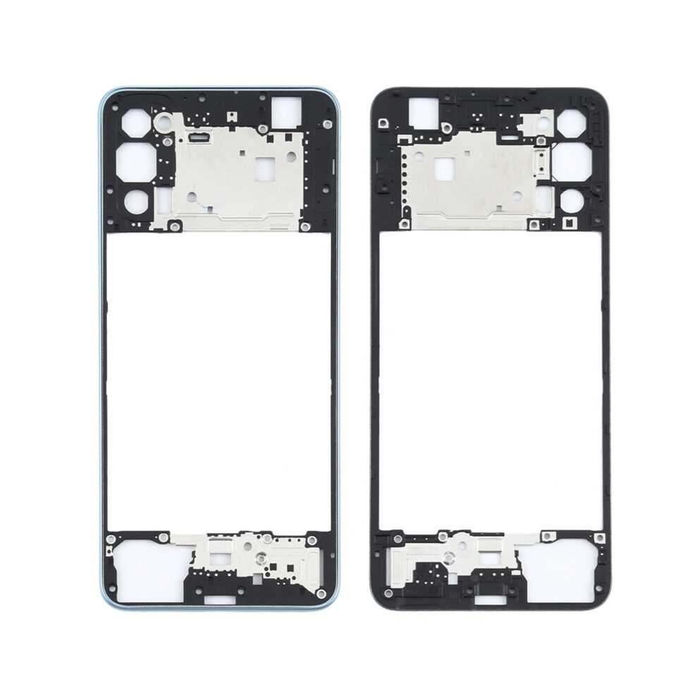 (Blue) For Oppo Reno4 5G Oem Middle Housing Plate Frame Part (Without Logo) Blue 6914275036500