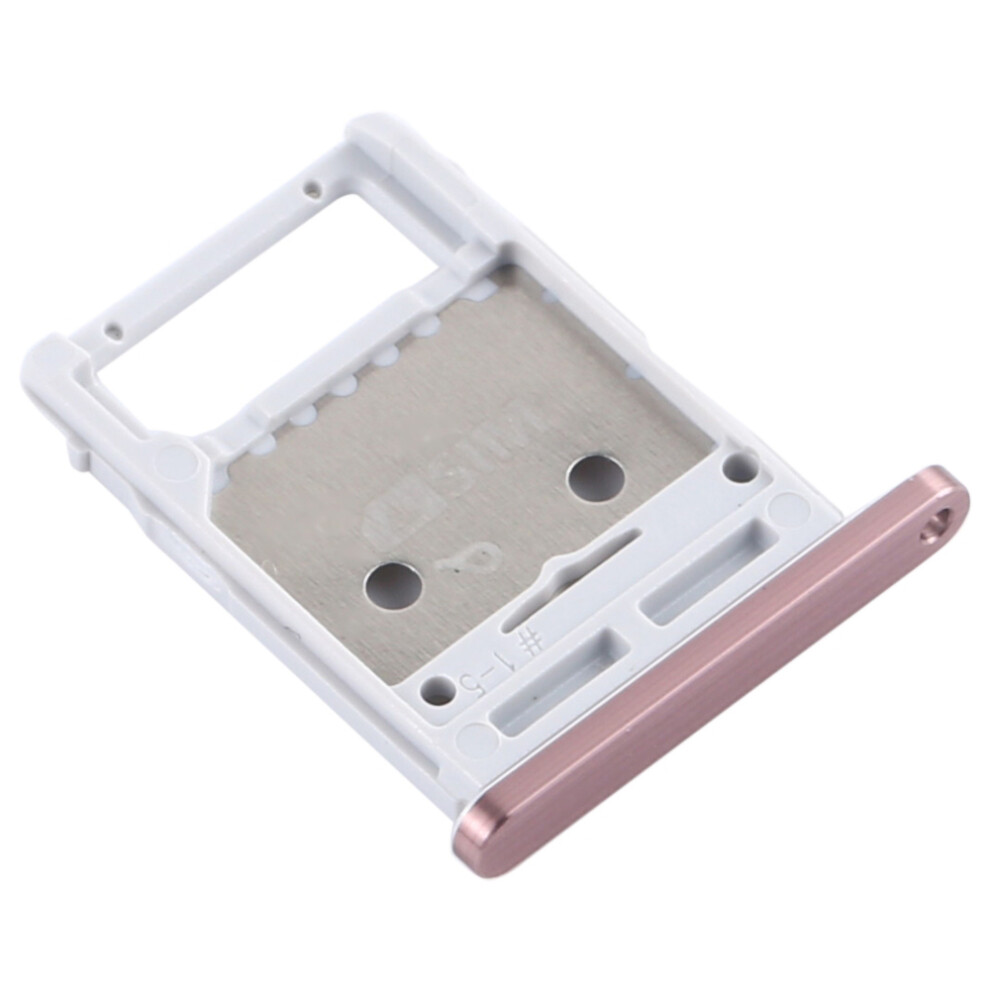 (Pink) For Samsung Galaxy Tab S7 T870 T875 T876 Oem Sim Card+Sd Card Tray Holder Replacement Part (Without Logo) Pink 6914275600268