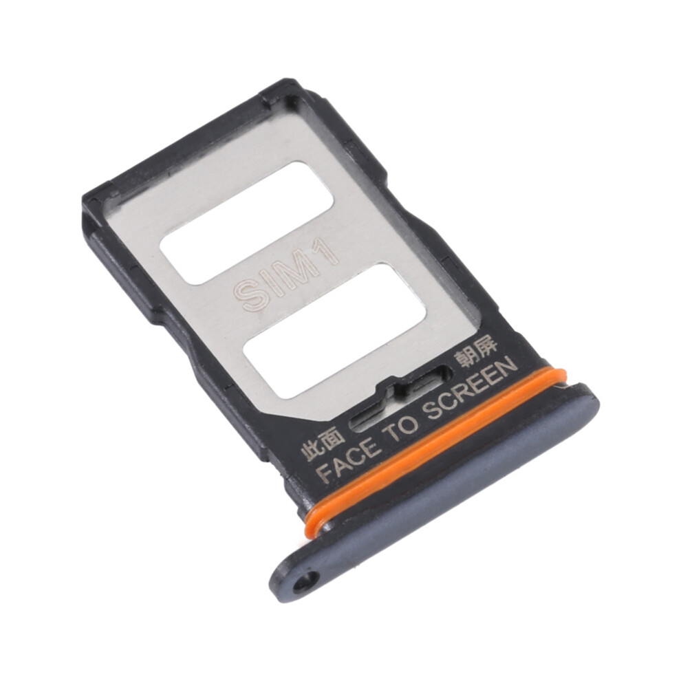 (Black) For Xiaomi Redmi K50 Ultra/12T 5G/12T Pro 5G Dual Sim Card Tray Holder Replacement (Without Logo) Black 6914272378597