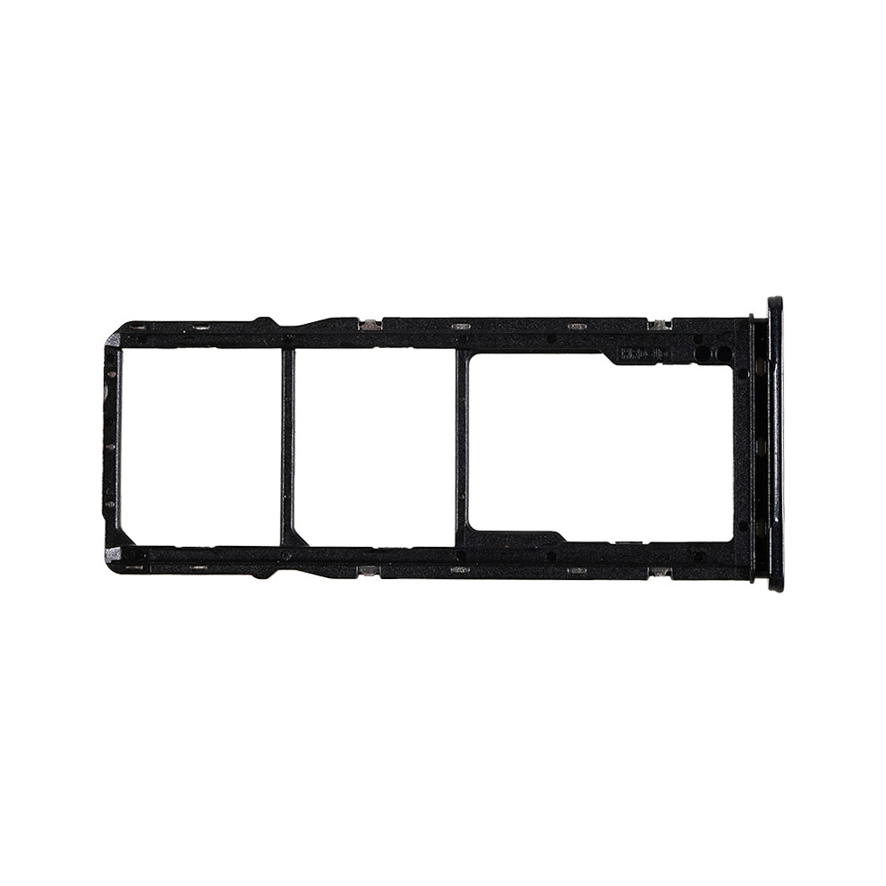 (Black) For Samsung Galaxy A04 4G (164.4 X 76.3 X 9.1 Mm) A045 Oem Sim+Sd Card Tray Holder Replacement Part (Without Logo) Black 6914276159369