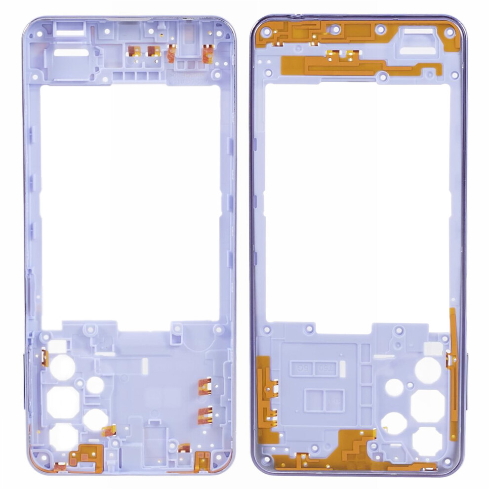 (Purple) For Samsung Galaxy A32 5G A326 Oem Middle Plate Frame Spare Part (Without Logo) Purple 6914279617798