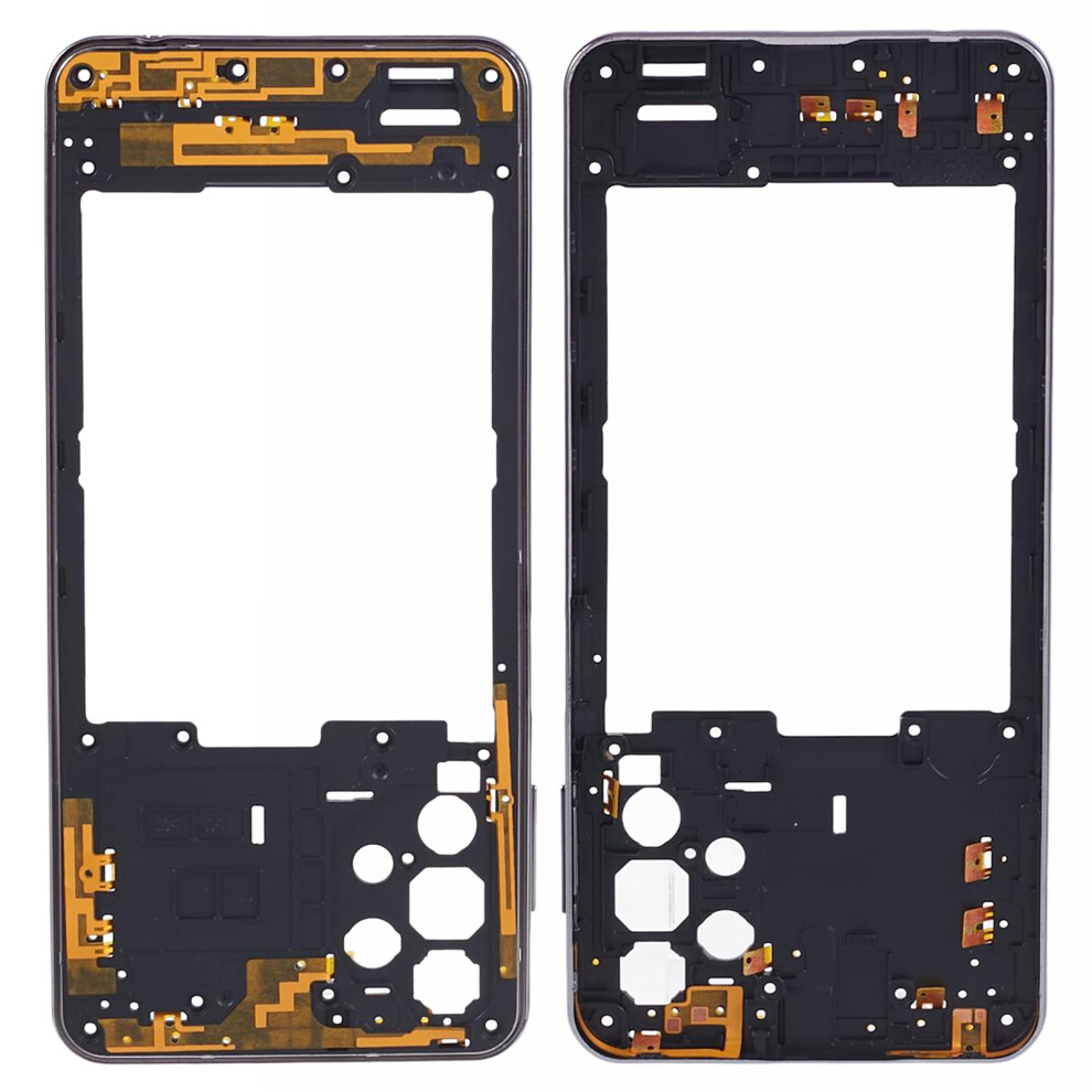 (Black) For Samsung Galaxy A32 5G A326 Oem Middle Plate Frame Spare Part (Without Logo) Black 6914274943694