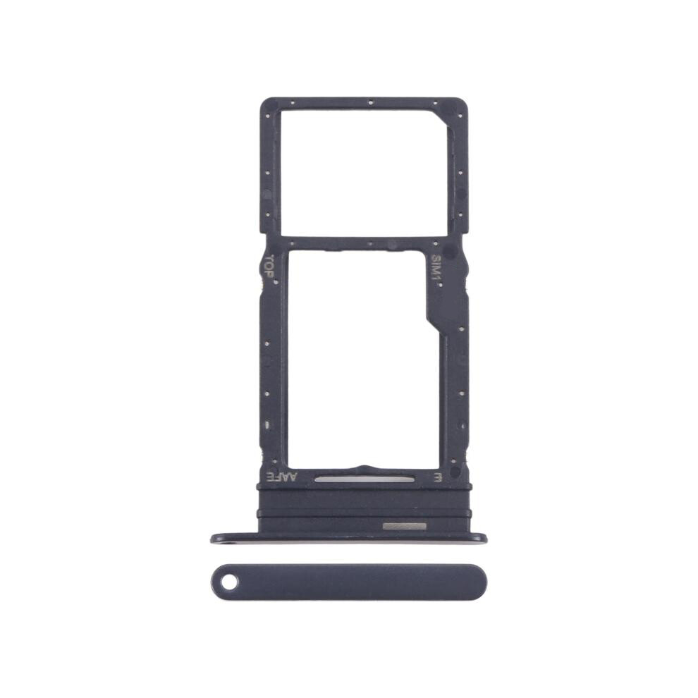 (Black) For Samsung Galaxy A16 4G A165 Oem Sim Card+Sd Card Tray Holder Replacement Part (Without Logo) Black 6914270706675