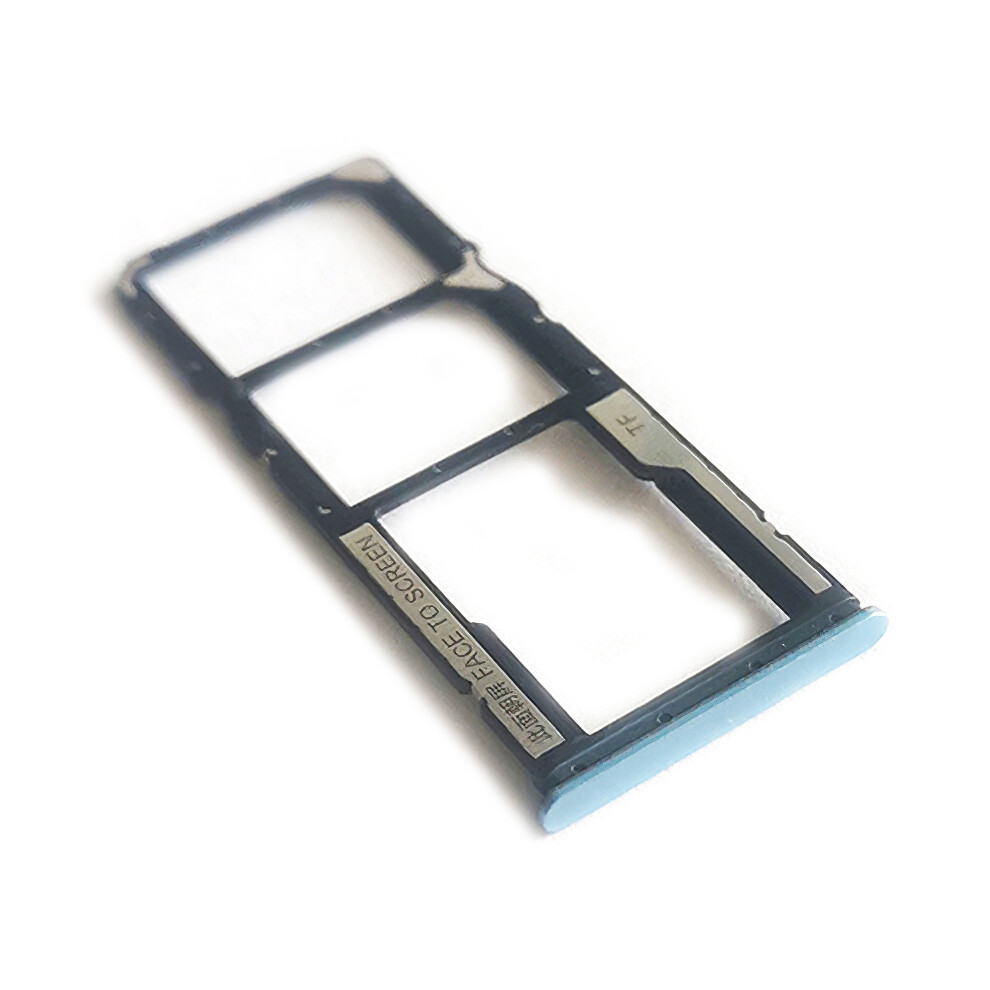 (Blue) For Xiaomi Redmi Note 12 4G Dual Sim Card+Tf Card Tray Holder Replacement Part (Without Logo) Blue 6914279082312