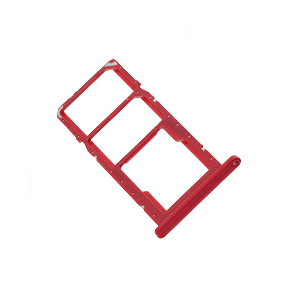 (Red) For Samsung Galaxy A03 (164.2Mm) A035 Oem Sim+Sd Card Tray Holder Replacement Part (Without Logo) Red 6914275431299