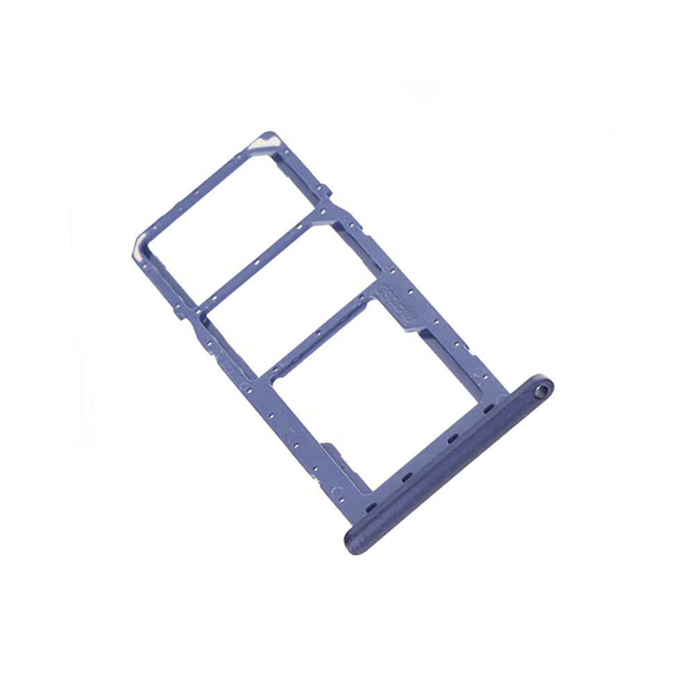 (Blue) For Samsung Galaxy A03 (164.2Mm) A035 Oem Sim+Sd Card Tray Holder Replacement Part (Without Logo) Blue 6914270136694