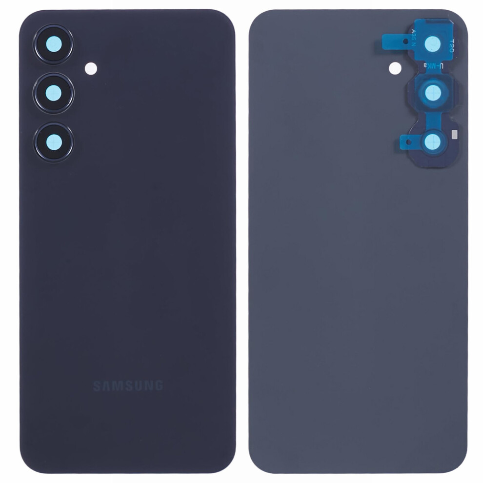 (Black) For Samsung Galaxy A35 5G A356 Battery Housing With Camera Lens Cover Black 6914275780359