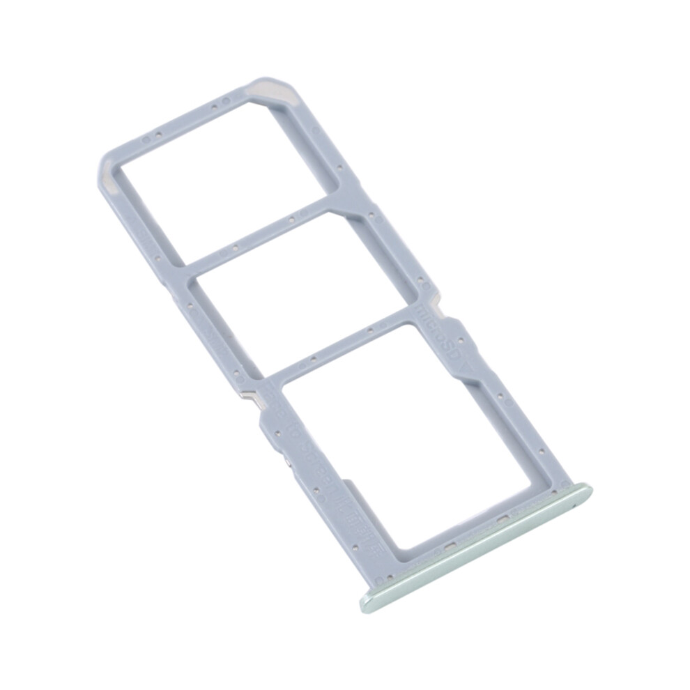 (Green) For Realme C30 4G Dual Sim Card+Tf Card Tray Holder Replacement Part (Without Logo) Green 6914274034071