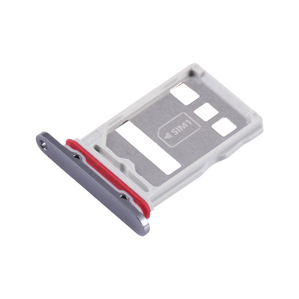 (Black) For Huawei Mate 50 4G Sim Card Tray Holder Replacement Part (Without Logo) Black 6914273980546