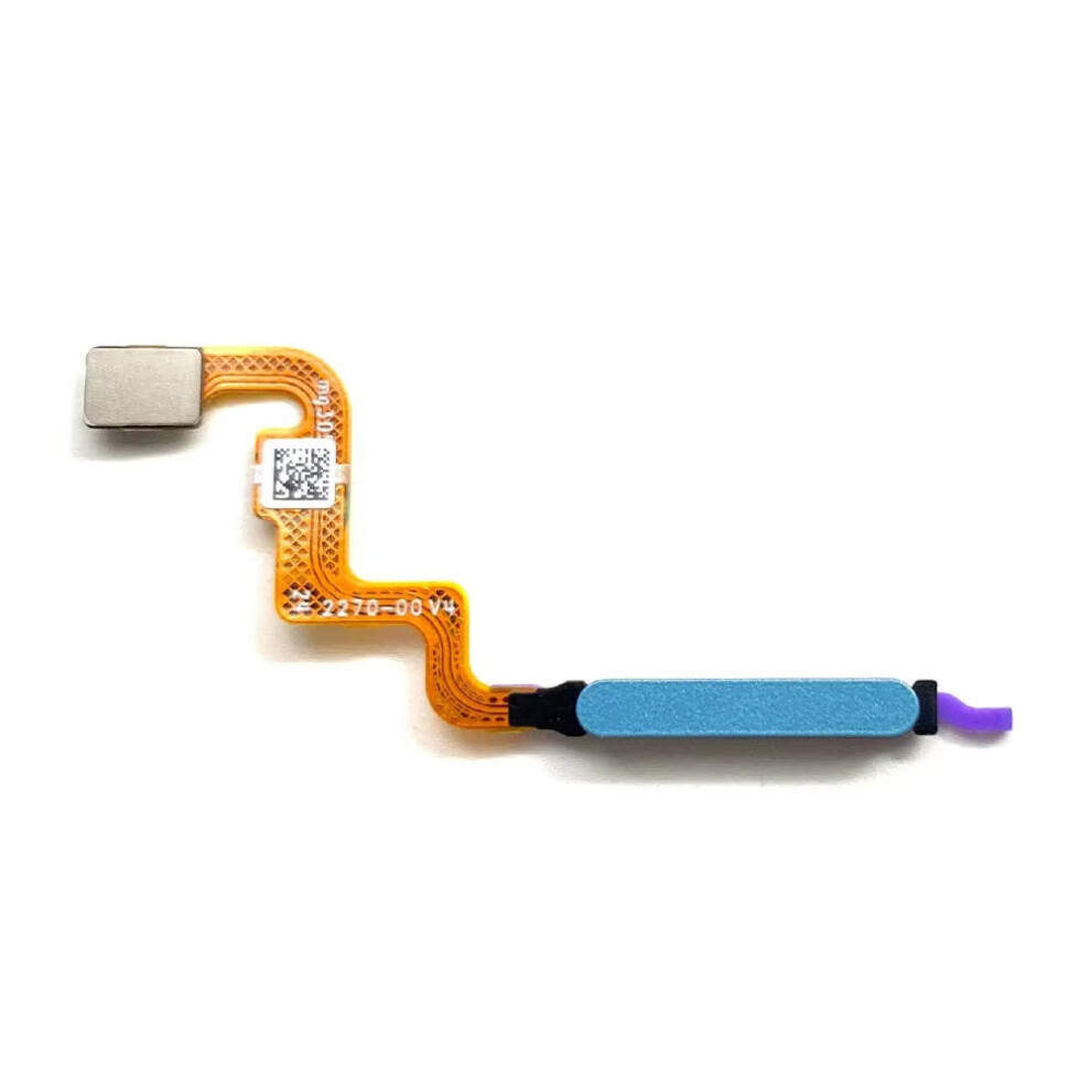 (Blue) For Xiaomi Redmi Note 12 4G Oem Home Key Fingerprint Button Flex Cable Part (Without Logo) Blue 6914273317540