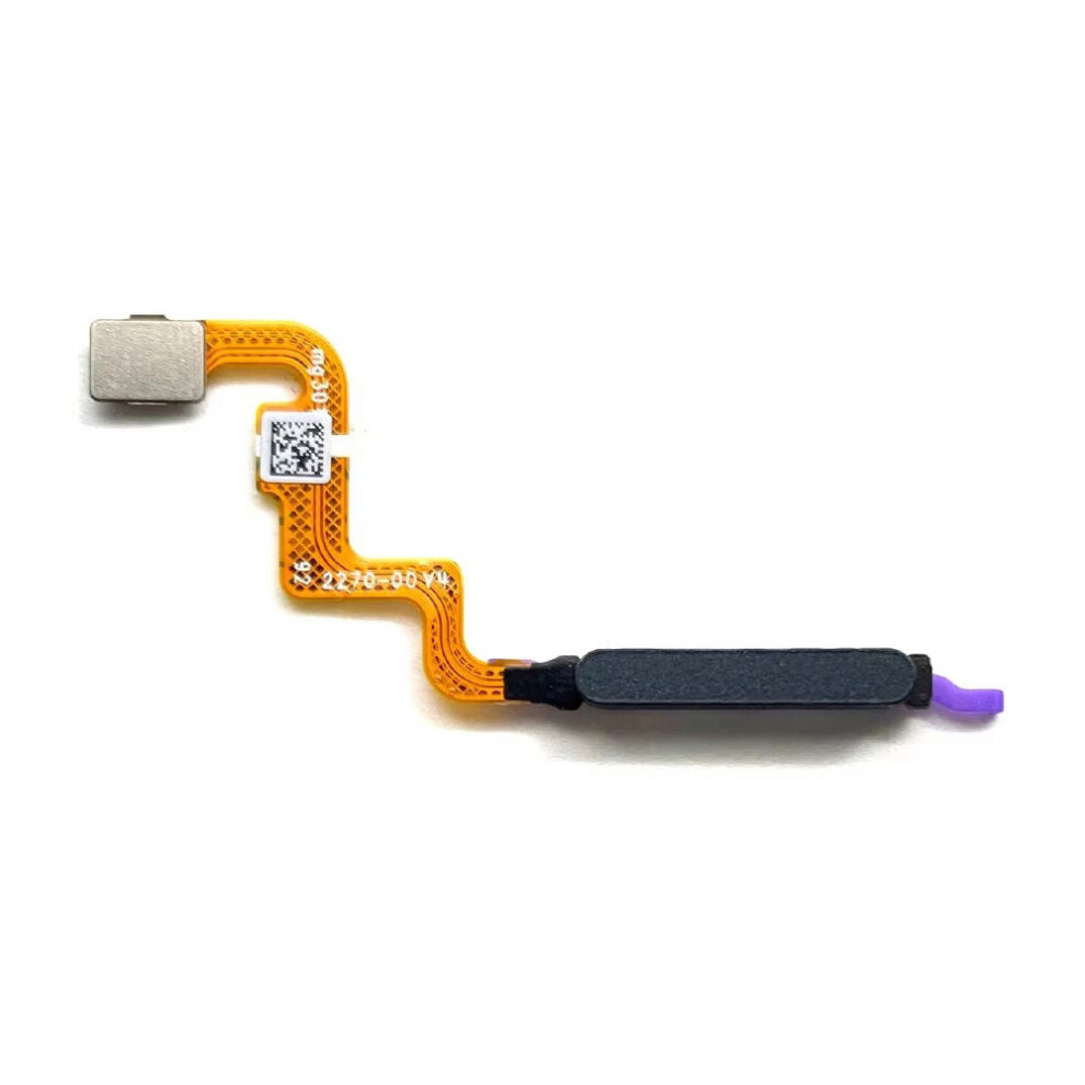 (Black) For Xiaomi Redmi Note 12 4G Oem Home Key Fingerprint Button Flex Cable Part (Without Logo) Black 6914271042840