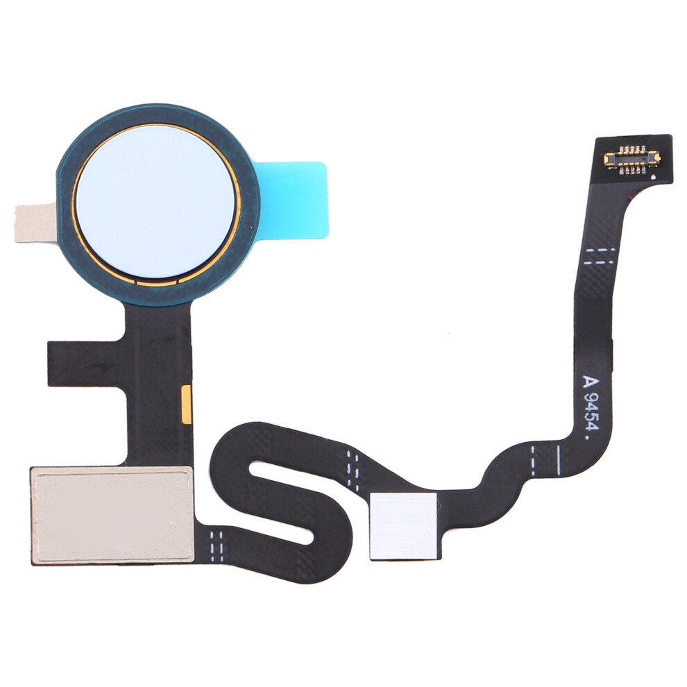 (Blue) Oem Home Key Fingerprint Button Flexible Cable Replacement Part (Without Logo) For Google Pixel 4A 4G G025j Ga02099 Blue 6914277082833