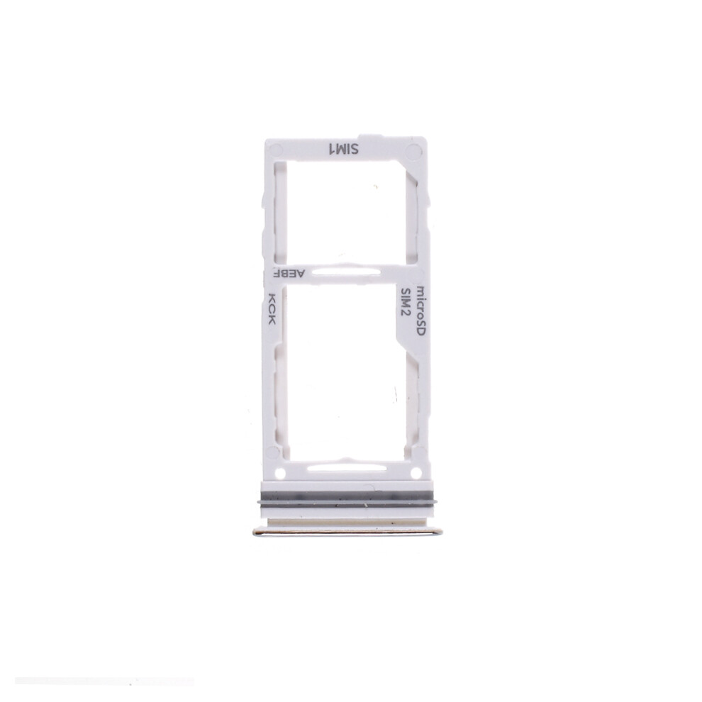 (White) For Samsung Galaxy A52 4G A525/A72 4G A725 Oem Dual Sim Card Tray Holder Replacement (Without Logo) White 6914271759298