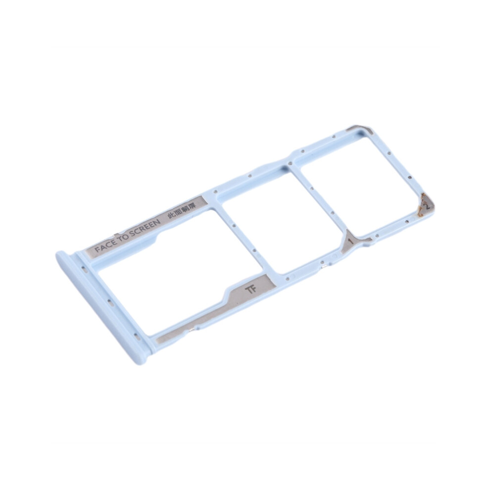 (Blue) For Xiaomi Redmi A2 4G/Redmi A2+ 4G Dual Sim Card+Tf Card Tray Holder Replacement Part (Without Logo) Blue 6914270883178