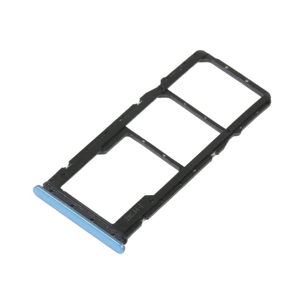 (Blue) For Xiaomi Redmi 12C 4G Dual Sim Card+Tf Card Tray Holder Replacement Part (Without Logo) Blue 6914274437292