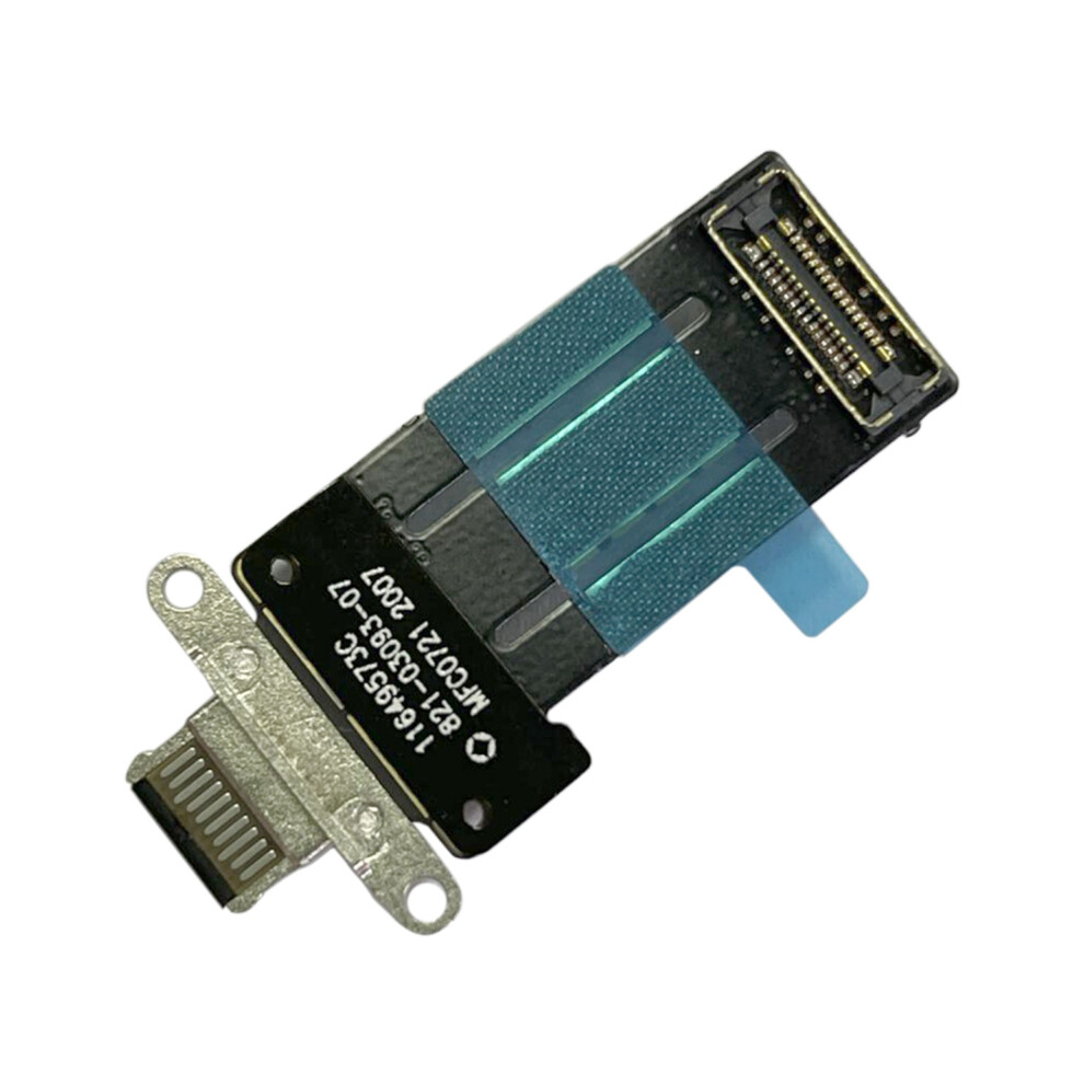 (Black) For Ipad Pro 12.9 (2021) Oem Charging Port Flex Cable Replacement Part (Without Logo) Black 6914273248721