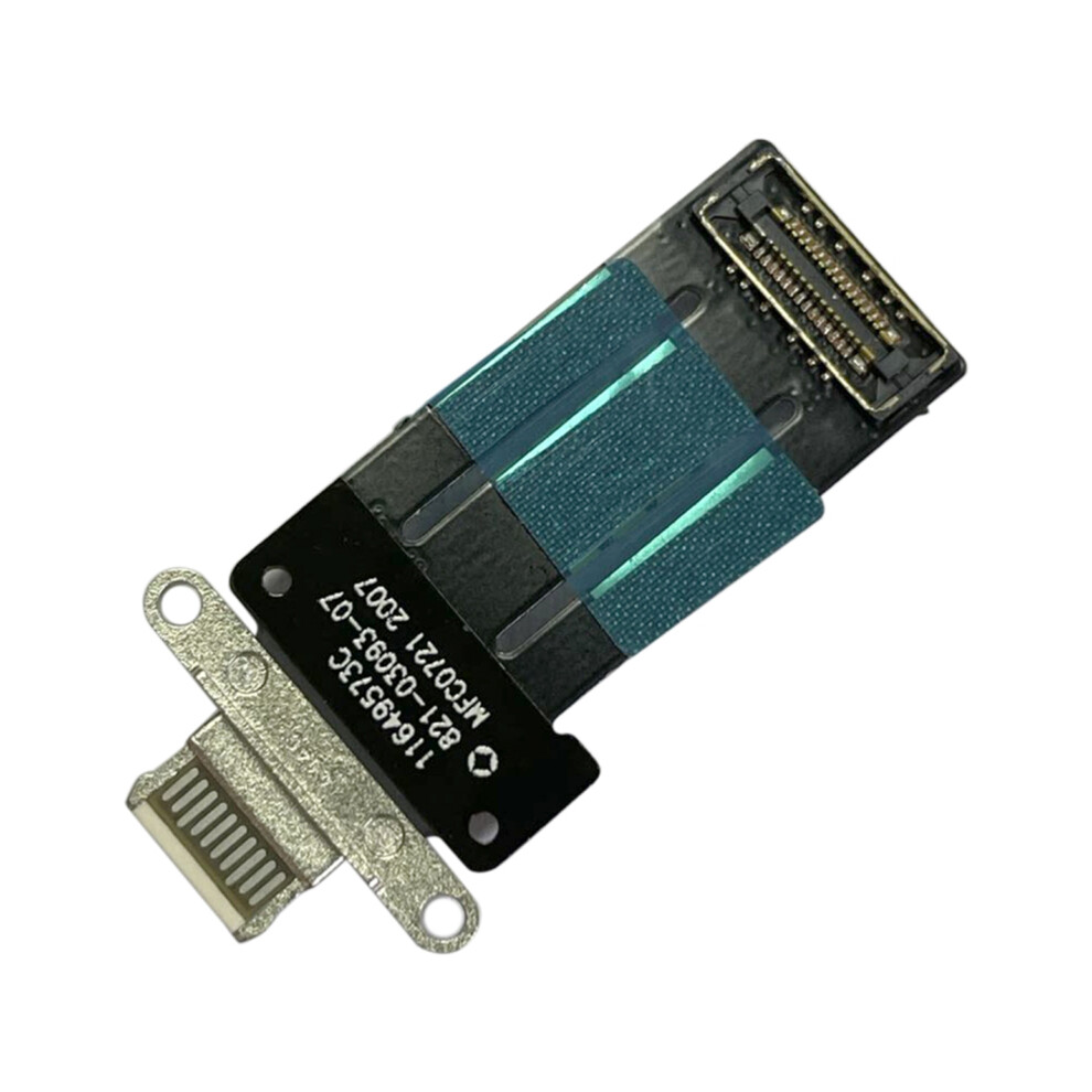 (White) For Ipad Pro 12.9 (2021) Oem Charging Port Flex Cable Replacement Part (Without Logo) White 6914276687862