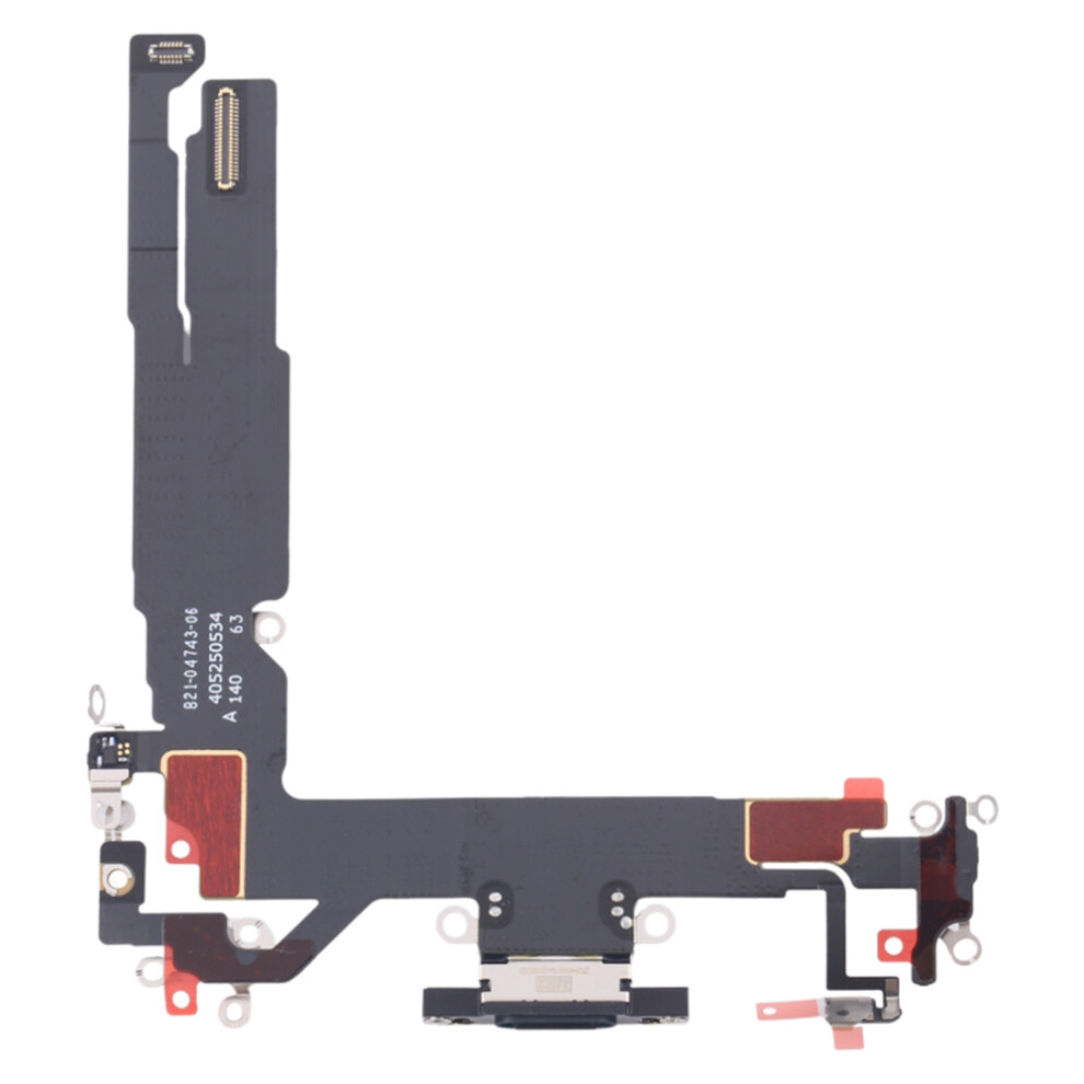 (Black) For Iphone 16 Oem Disassembly Dock Connector Charging Port Flex Cable Replacement Black 6914276944927