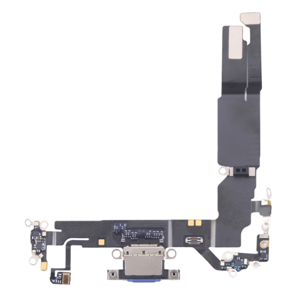 (Blue) For Iphone 16 Oem Disassembly Dock Connector Charging Port Flex Cable Replacement Blue 6914278774911