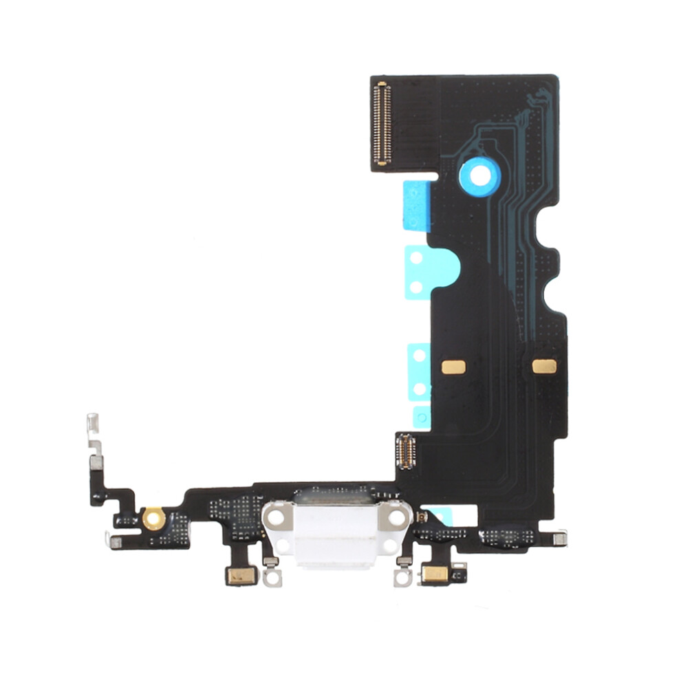 (White) For Iphone Se (2020) Oem Disassembly Dock Connector Charging Port Flex Cable Replacement White 6914275982302