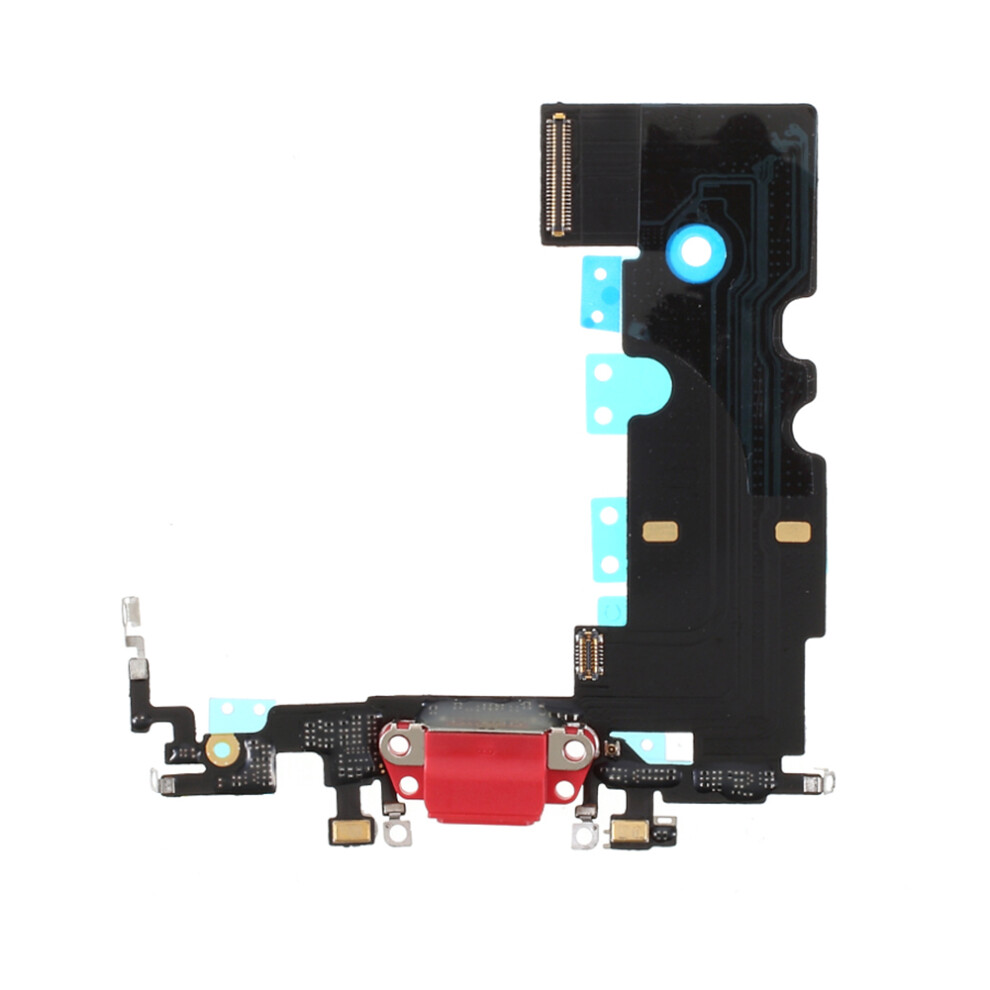 (Red) For Iphone Se (2020) Oem Disassembly Dock Connector Charging Port Flex Cable Replacement Red 6914270238206