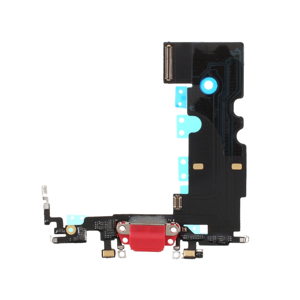 (Red) For Iphone Se (2020) Dock Connector Charging Port Flex Cable Replacement (Without Logo) Red 6914277457945