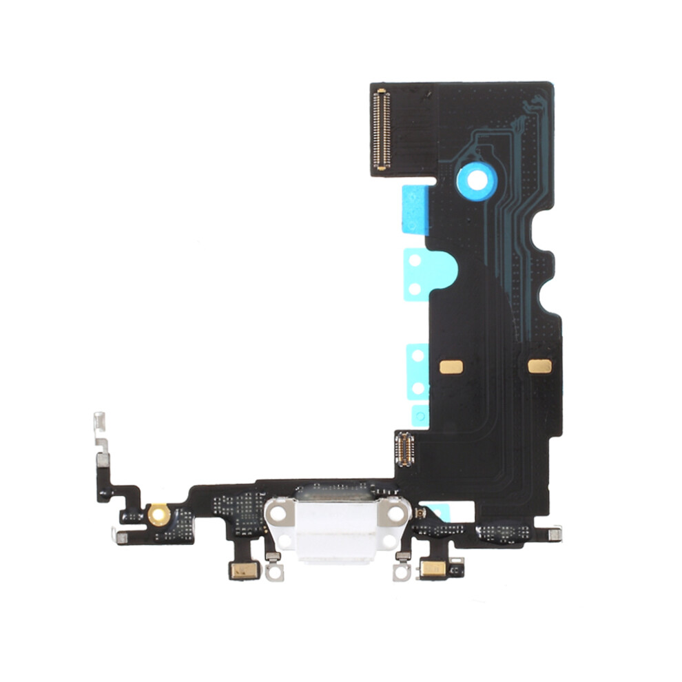 (White) For Iphone Se (2020) Dock Connector Charging Port Flex Cable Replacement (Without Logo) White 6914276390373