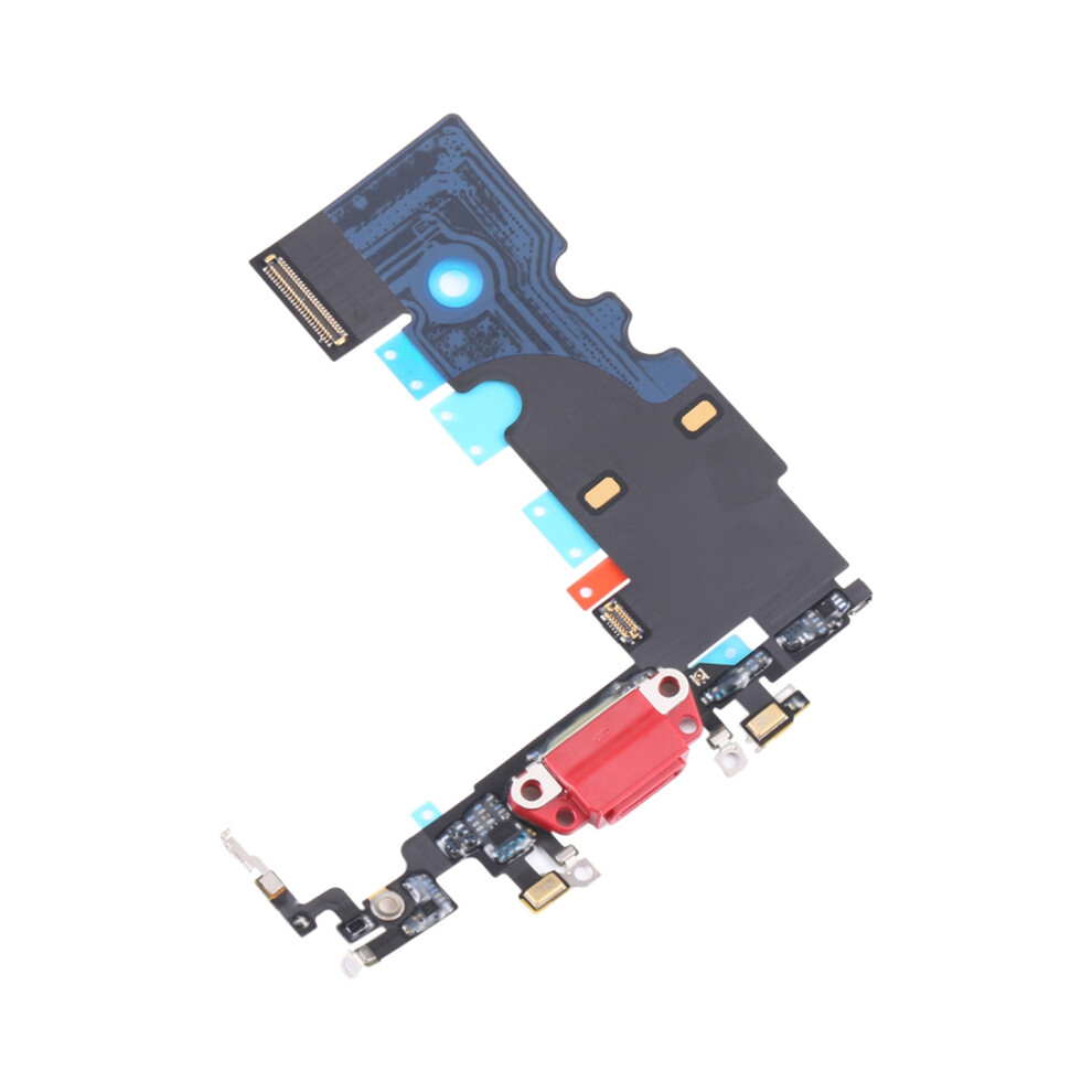 (Red) For Iphone Se (2022) Oem Disassembly Dock Connector Charging Port Flex Cable Replacement Red 6914275835813