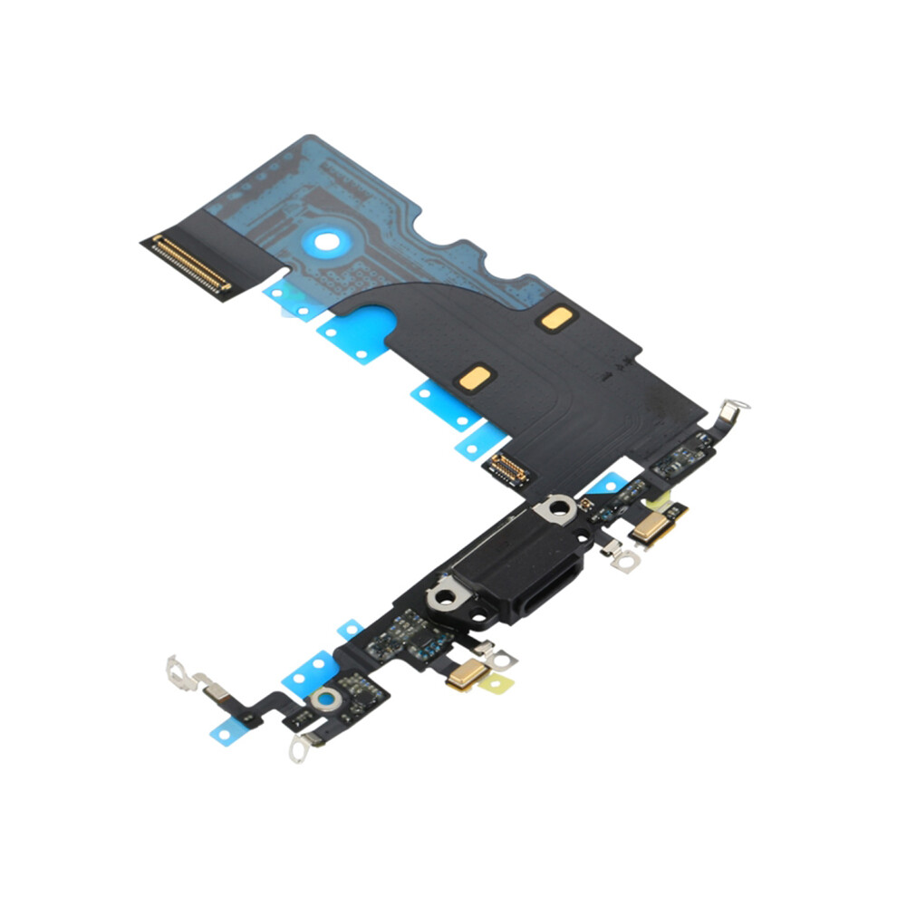 (Black) For Iphone Se (2022) Oem Disassembly Dock Connector Charging Port Flex Cable Replacement Black 6914275087243