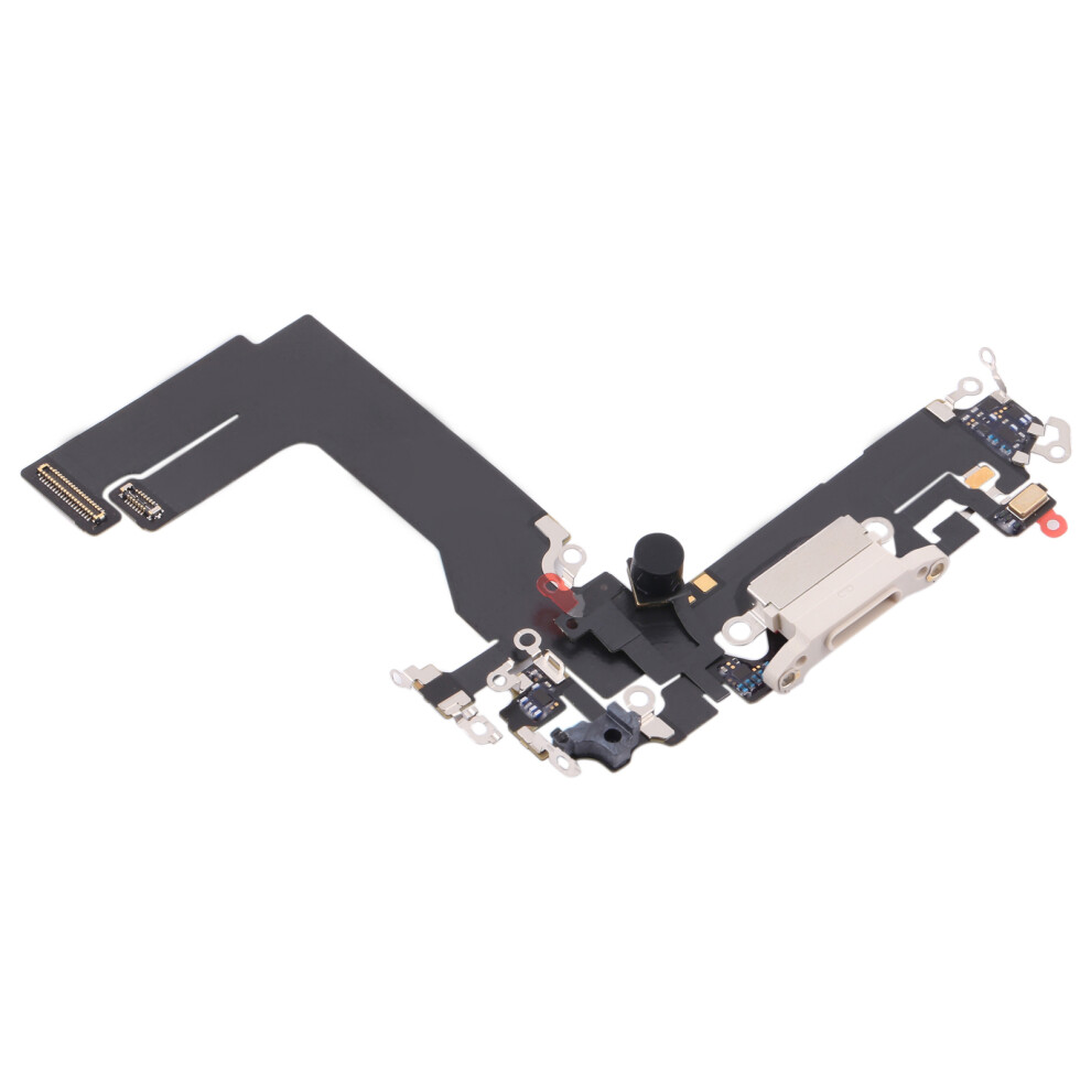 (White) For Iphone 13 Mini Oem Disassembly Dock Connector Charging Port Flex Cable Replacement White 6914273332291