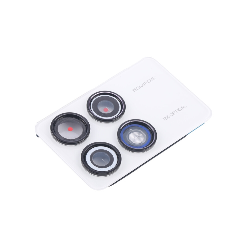 (White) For Xiaomi Redmi K70 5G/K70 Pro 5G Oem Back Camera Lens Holder Cover With Glass Part (Without Logo) White 6914277183936