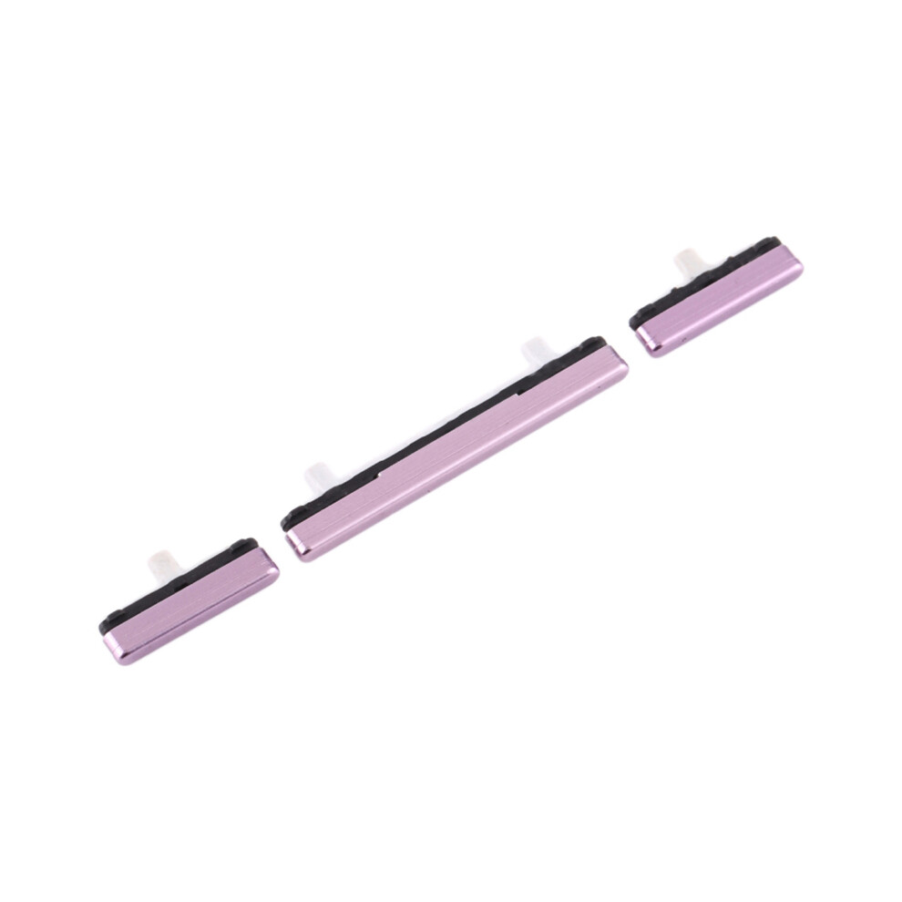 (Purple) For Samsung Galaxy Note9 N960 3Pcs/Set Oem Power On/Off And Volume Side Buttons (Without Logo) Purple 6914275319139