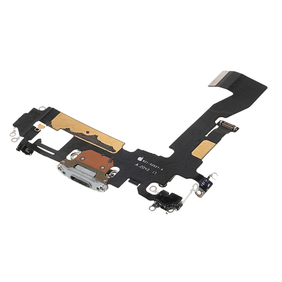 (Silver) For Iphone 12 Pro 6.1 Inch Oem Charging Port Flex Cable Replacement Part Silver 6914275907770