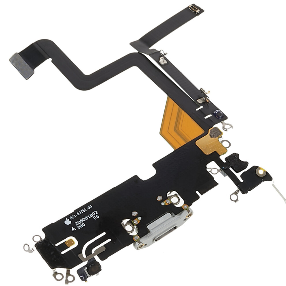 (Silver) For Iphone 14 Pro Oem Charging Port Flex Cable Repairing Part Silver 6914271815833