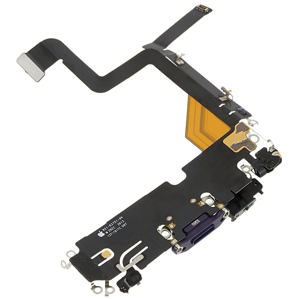 (Purple) For Iphone 14 Pro Oem Charging Port Flex Cable Repairing Part Purple 6914271357456