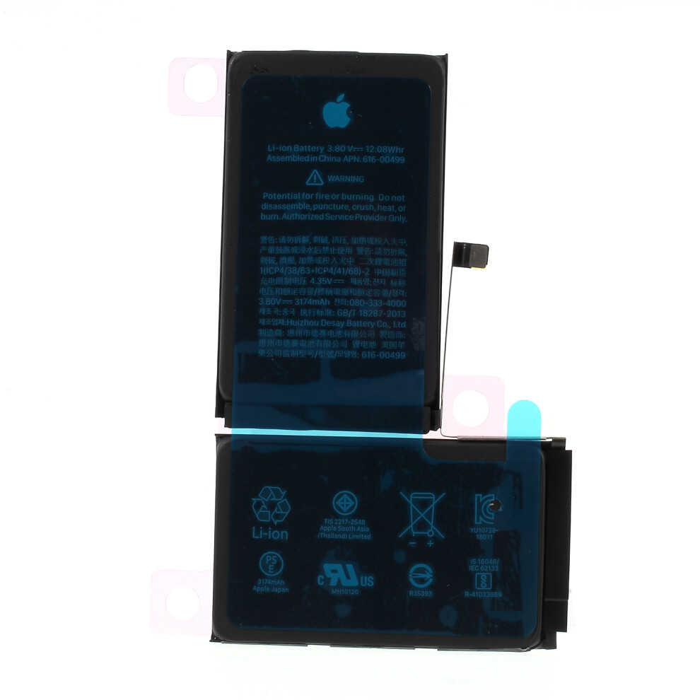 Oem 3.8V 3174Mah Li-Ion Battery (With Adhesive Tape Sticker) For Iphone Xs Max 6.5 Inch 6914271127165
