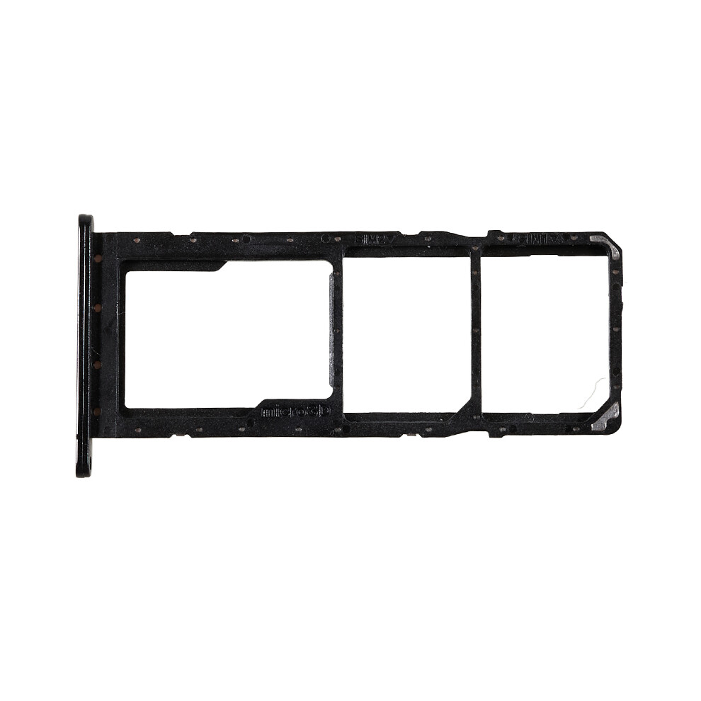 (Black) For Samsung Galaxy A04e 4G A042 Oem Sim+Sd Card Tray Holder Replacement Part (Without Logo) Black 6914275375661
