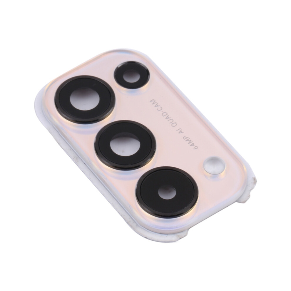 (White) For Oppo Reno5 5G Pegm00 Pegt00 Cph2145 Oem Back Camera Lens Holder Cover With Glass Part (Without Logo) White 6914275046912