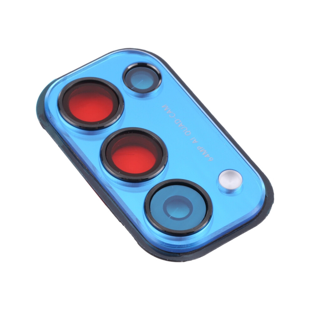 (Blue) For Oppo Reno5 5G Pegm00 Pegt00 Cph2145 Oem Back Camera Lens Holder Cover With Glass Part (Without Logo) Blue 6914272422009