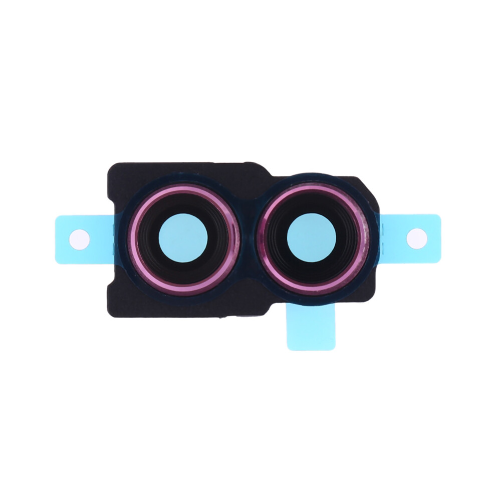 (Pink) For Huawei Honor 10 Lite Oem Back Camera Lens Holder Cover With Glass Replacement Part (Without Logo) Pink 6914274327449