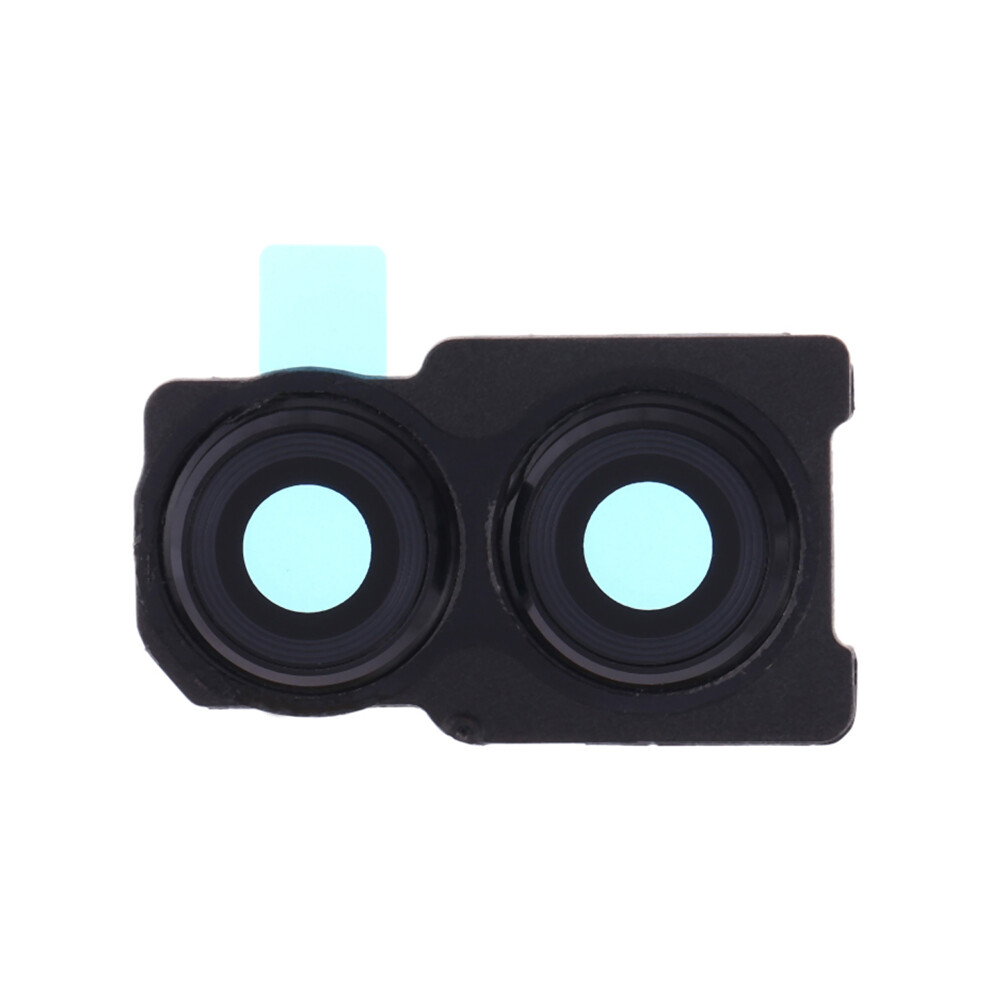 (Black) For Huawei Honor 10 Lite Oem Back Camera Lens Holder Cover With Glass Replacement Part (Without Logo) Black 6914271523011